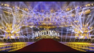 WWE Wrestlemania 39 Custom STAGE REVEAL Opening Pyro + SmackDown Women's Title Entrances Animation