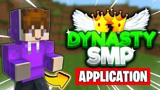 My Application For Dynasty SMP | Can I Join Dynasty SMP? @RsKPlayZ @ItsGreekyBoy