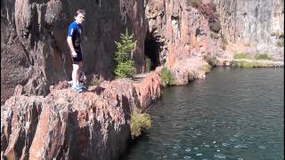 Golwern Quarry Also Known As The Blue Lake. Best Wild Swim Location In Wales