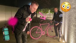 Ich färbe Kennys Fahrrad PINK 😂