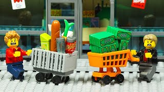 Lego City Shopping Money Case Robbery