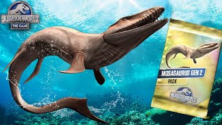 Mosasaurus Gen 2 All Evolutions (Jurassic World The Game)