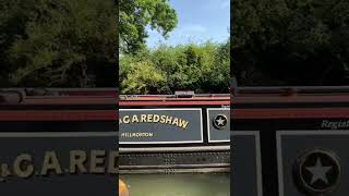 Beautiful sound of a Traditional Narrowboat passing us on the Grand Union Canal