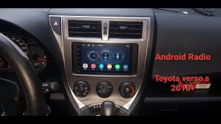 Android Radio Toyota verso s ractis 2010+