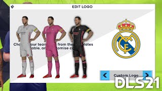 Real Madrid 20/21 Kits and Logo for DLS 22