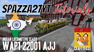 Minecraft WAP-1 22001 AJJ Train India Tutorial