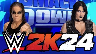 Shayna Baszler vs Rhea Ripley (WWE 2K24)