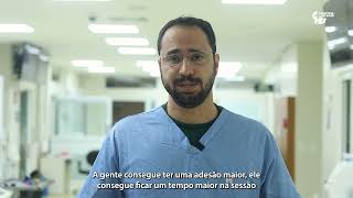 Agora, o HB conta com fisioterapia com realidade aumentada para pacientes internados na UTI.