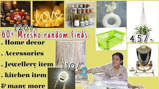 60+ MEESHO *RANDOM FINDS* 😍 || Amazing Products || Must have || Honest Review || Aarti Makeover