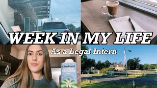 A VERY REAL WEEK IN MY LIFE: legal intern work, walking by the lake + more!