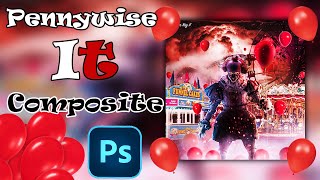 Making Photoshop Pennywise Composite | Composite Tips (photoshop)