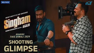 Singham Again - Shooting Glimpse | Ajay Devgn , Deepika Padukone ,Arjun Kapoor, Rohit shetty