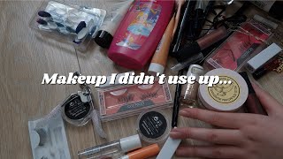 Makeup that went into the trash/ Let's Swatch It