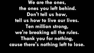 MKTO - Thank You (Lyrics)