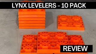 Camping off of the Concrete? Lynx Levelers are a great Multi-Use Accessory for Campers #campinglife