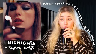 reacting to MIDNIGHTS by Taylor Swift, but i get progressively drunker