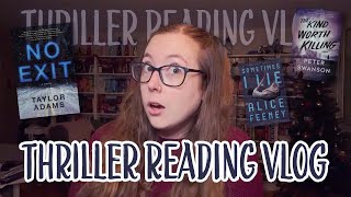 THRILLER READING VLOG | 5 star predictions ⭐️