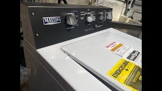 2024 Update: Maytag Commercial Washer MVWP586GW Load of work pants