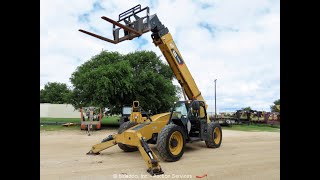 2017 Caterpillar TL1255D 12k lbs Telescopic Reach Forklift Telehandler - bidadoo