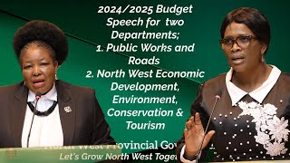 2024/25 Budget Speech for  Public Works & Roads & Economic Dev, Environment, Conservation & Tourism