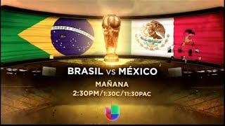 Brazil vs Mexico 2014 FIFA World Cup Univision Promo