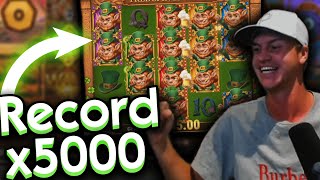 Record win x5000 on Leprechaun Goes Wild - TOP 5 STREAMERS BIGGEST WINS OF THE WEEK