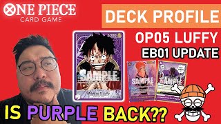 [EB01] OP05 Luffy Deck Profile - Is Purple Back?! | One Piece TCG