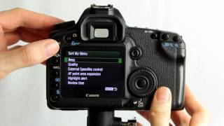 Canon EOS 5D Mark II Tutorial 12 - My Menu