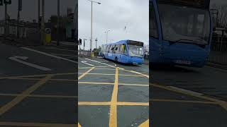 Optare Versa YJ13 HLW Approaches Bridgend Bus Station With A Service To Cardiff Central #transport