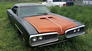 70 dodge coronet 440 rt hood