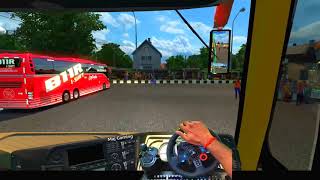 Bus stand ets2 steering wheel g29 gameplay | Tnstc Ksrtc Bus Driving | bus game #shorts