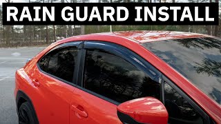 2022+ Subaru WRX Rain Guard Installation [JXR Performance]