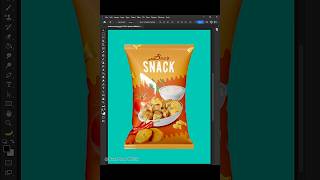 Easy way to create a snack package mockup in Photoshop #photoshoptutorial