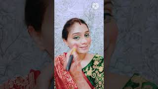 #maharashtrian bridal makeup look #ytshortsvideo#bridal makeup look