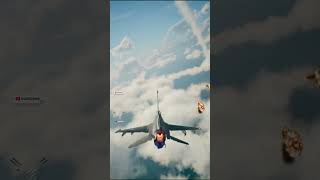 Target Eliminated | F16C Fighting Falcon #shorts #acecombat7