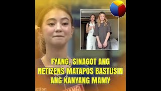 Fyang, sinagot ang netizen matapos bastusin ang kanyang Mamy