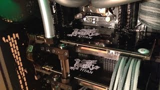 Laser Etched 900D, Water Cooled 4930K and SLI GTX TITAN - Aztec Theme