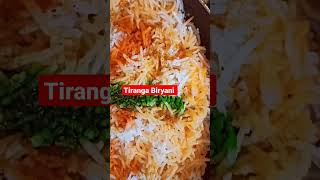 Tiranga Biryani 😍 #independenceday #biryanilovers #biryani #hyderabadibiryani