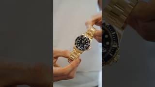 Timeless Luxury: Discover the Incredible Value of the 18kt Yellow Gold Rolex Submariner Blue Dial