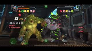 MCOC - Moleman Vs Bahamet in the Last Fight of 8.2.6. The Last 6 Star in Story. Complete the 8.2.6