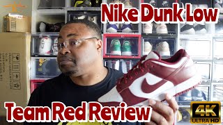 #nikedunk #dunklow Nike Dunk Low Team Red Review | Kings23Kicks