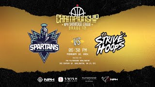 Simcoe United Spartans vs Strive Hoops  NPH Showcase League Gr 12 - Championship