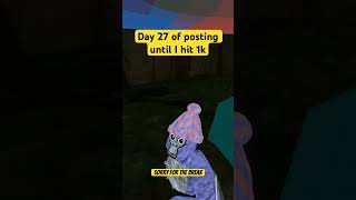 Day 27! (Sorry for the break) #subscribe #1k #duck #webrokevr