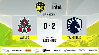 LIVE: AVULUS vs. Team Liquid - ESL One Bangkok 2024 WEU Closed Qualifiers - Stream A