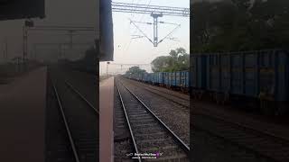 Twins  WAG-9 Full speed me goods Train #shorts #train #tracksounds #wag9locomotive #1millionviews