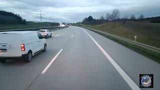 Driving in Deutschland, A8 Dasing - Augsburg-Ost