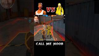 YELLOW Criminal Call me Noob🙎‍♂ Wait for Adam Power😱 Noob Prank || #freefire #ffshorts