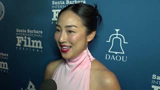 SBIFF 2024 - Virtuosos Award Recipient Greta Lee "Past Lives" Red Carpet Interview