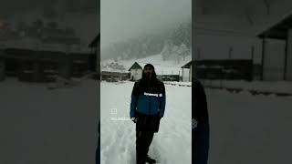 it's snowing in Sonamarg, Kashmir. ❄️ #short #ytshorts #shorts #snow #kashmir