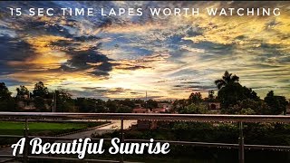 A Beautiful Sunrise In Biratnagar | 15 Seconds Clip Worth Watching || Today Morning After Rainfall